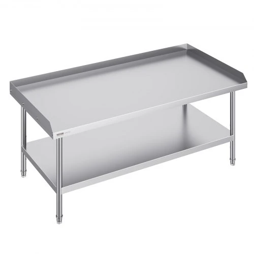 VEVOR Nerūdijančio plieno darbo stalas 76 x 152 cm