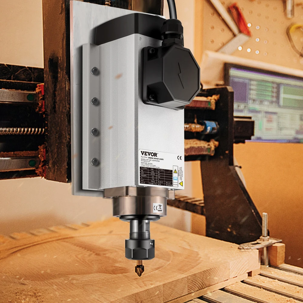 Ventiliatorius VEVOR Oru aušinamas CNC velenas 2.2KW 220V ER20