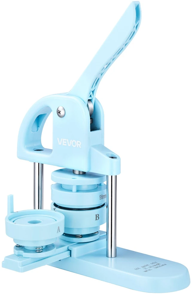 VEVOR Ženkliukų gamybos aparatas 3in1, 25/32/58mm, sagių presas, vaikams, dovanoms