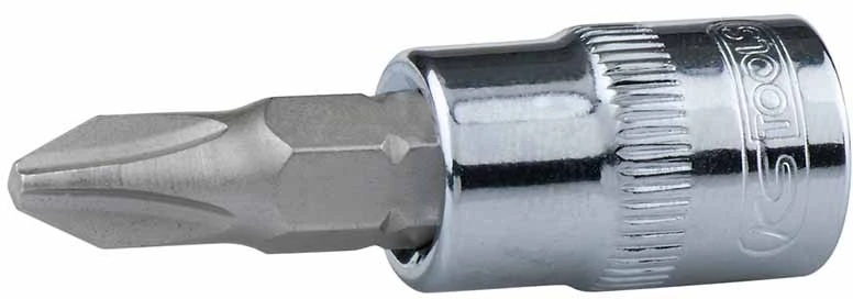 KSTOOLS Antgalis galvutė 1/4" CHROMEplus PH2, KS Tools