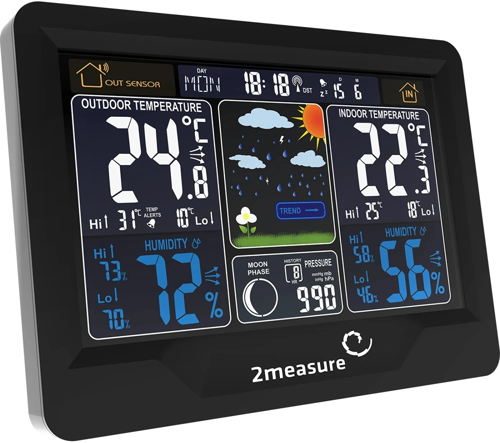 2MEASURE Meteorologinė stotelė RCC, DCF –belaidė