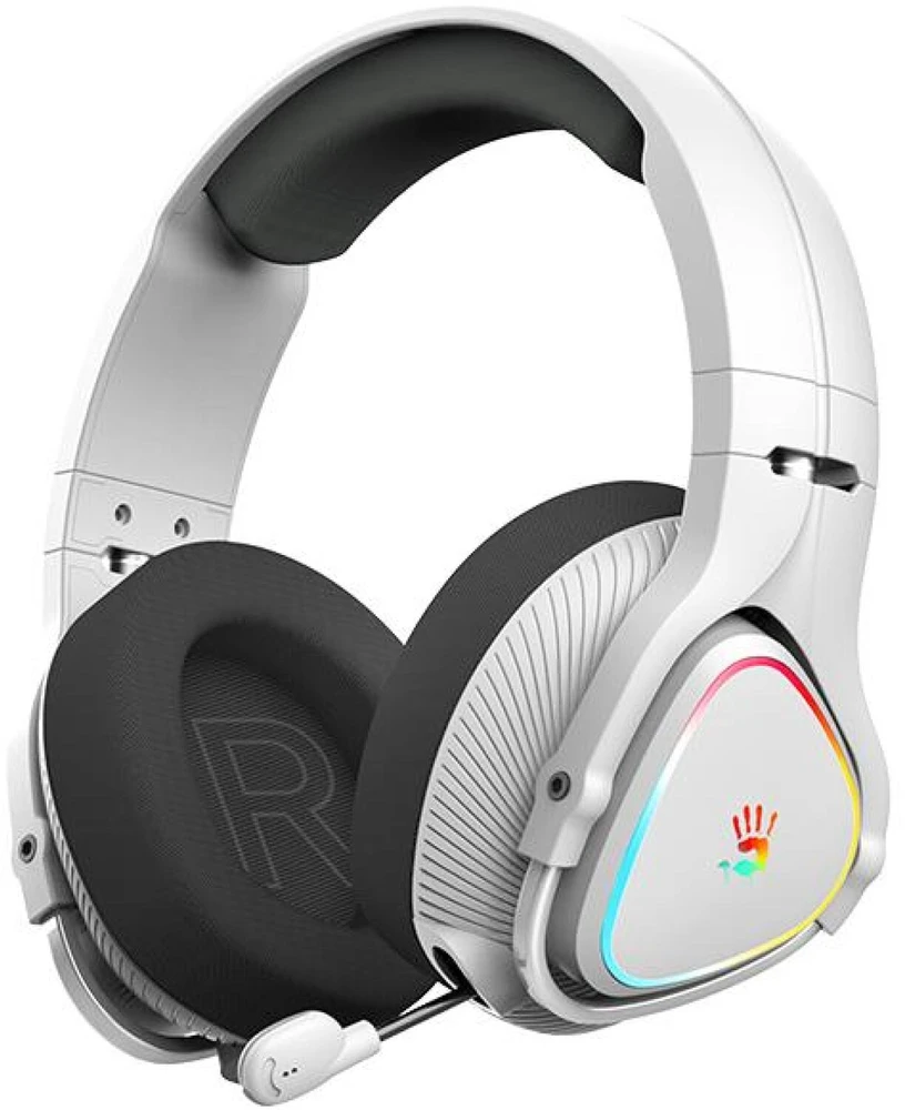 Ausinės A4Tech Bloody MR710 BT5.3+2.4G+Laidinės pilka