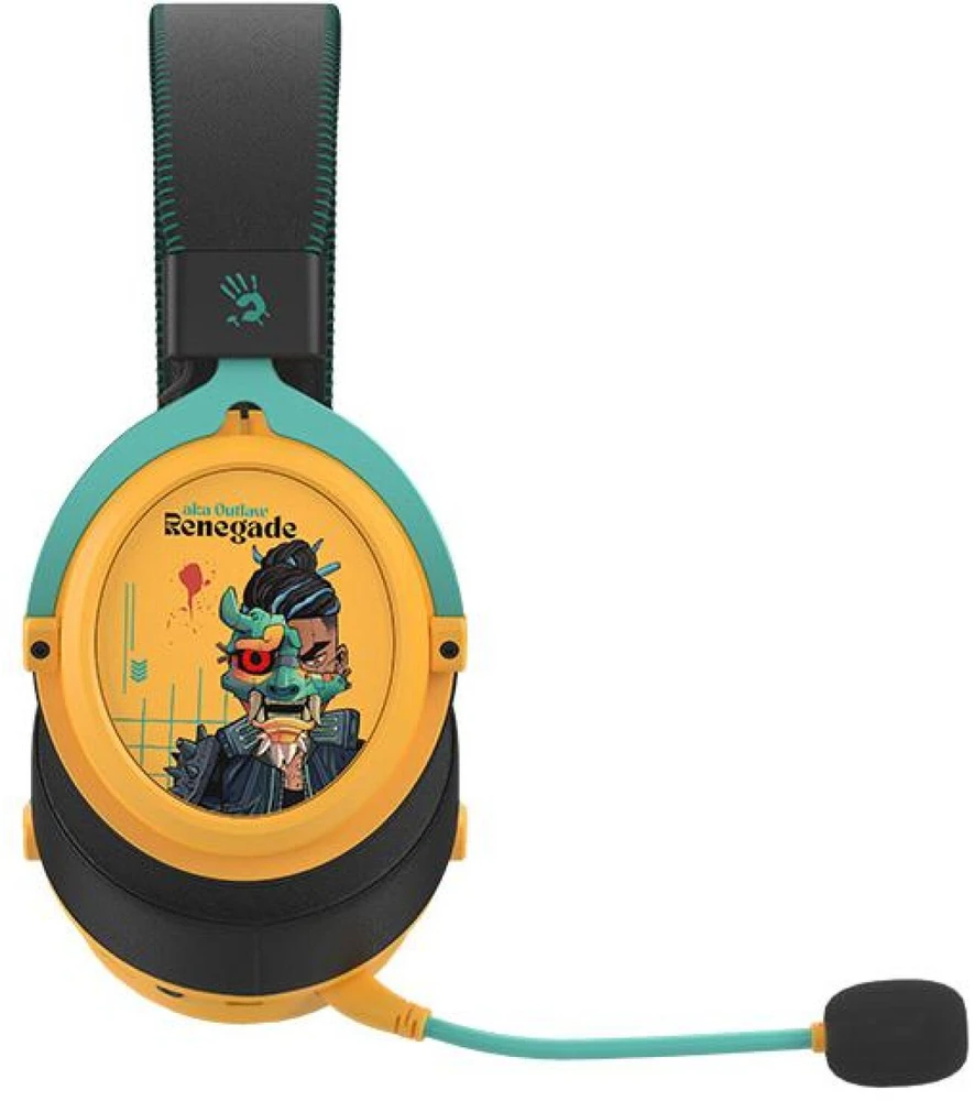 Ausinės A4Tech Bloody MR595 BT5.3+2,4G+laidinis „Renegade Sunset“