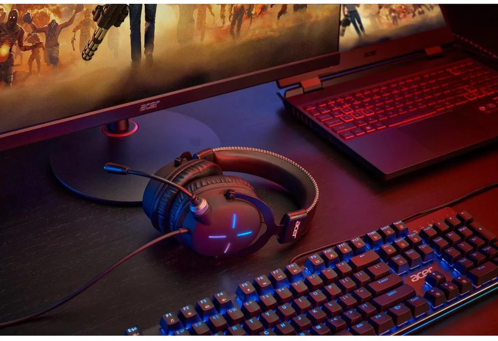 Acer | Nitro Ausinės Žaidimams II NHW200 | Su mikrofonu | 3.5 mm | Juodas