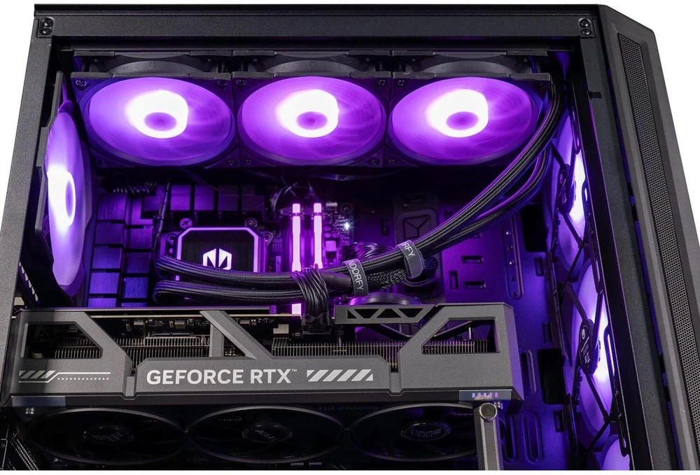 Ausinės Actina 5901443411901 PC AMD Ryzen™ 9 9900X 32 GB DDR5-SDRAM 2 TB SSD NVIDIA GeForce RTX 5080 Midi Tower Juodas