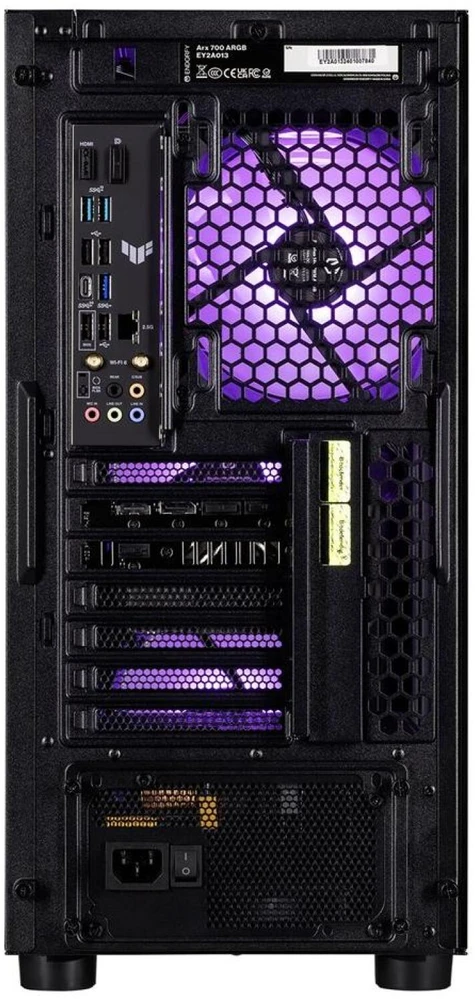 Actina 5901443414636 Kompiuteris AMD Ryzen™ 7 9800X3D 32 GB DDR5-SDRAM 2 TB SSD AMD Radeon RX 9070 XT Midi Tower skysčio aušinimo sistema Juodas