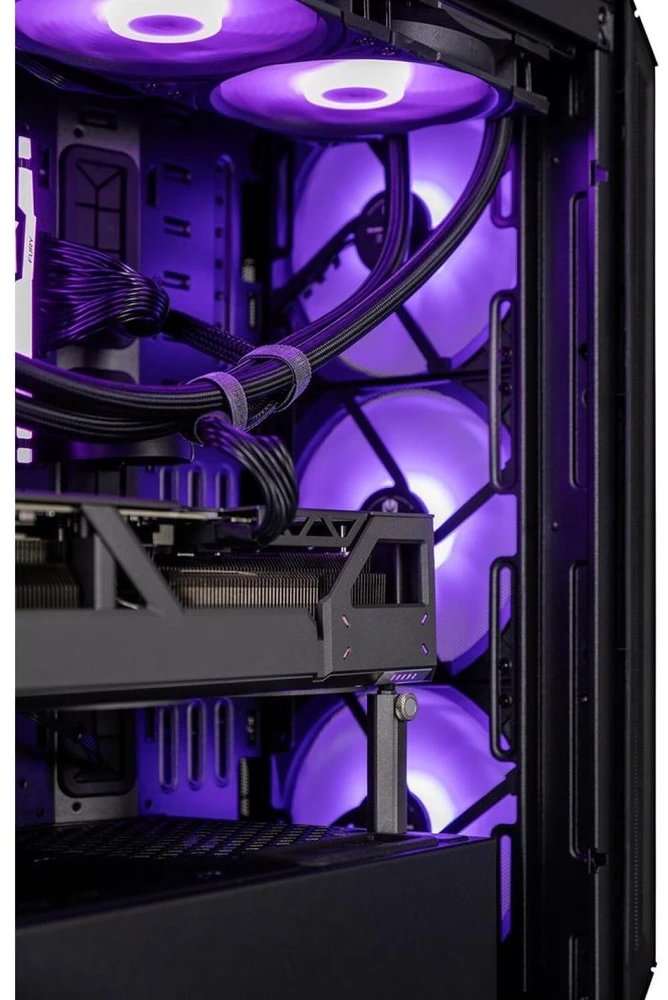 Actina 5901443414643 Asmeninis kompiuteris AMD Ryzen™ 7 7800X3D 32 GB DDR5-SDRAM 2 TB SSD AMD Radeon RX 9070 XT Midi Tower Skysčio aušinimo sistema Juodas