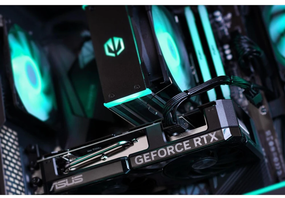 Ausinės Actina 5901443417002 PC AMD Ryzen™ 7 7700 32 GB DDR5-SDRAM 1 TB SSD AMD Radeon RX 9070 Midi Tower Juodas