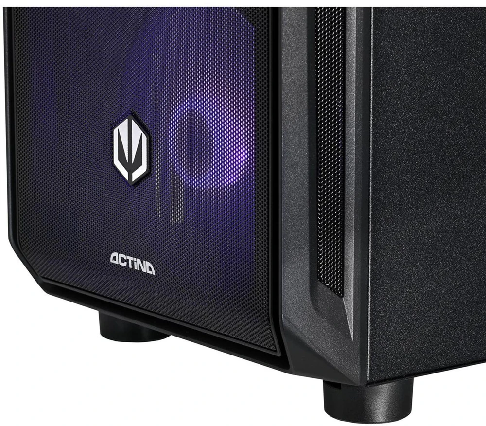 Ausinės Actina 5901443422419 PC AMD Ryzen™ 7 8700F 32 GB DDR5-SDRAM 2 TB SSD AMD Radeon RX 9070 Midi Tower Juodas