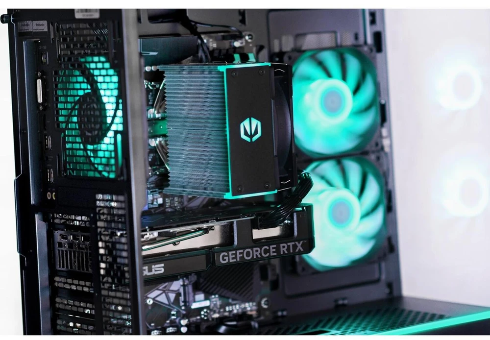 Ausinės Actina 5901443440215 PC AMD Ryzen™ 5 5500 16 GB DDR4-SDRAM 1 TB SSD AMD Radeon RX 7600 Midi Tower Juodas