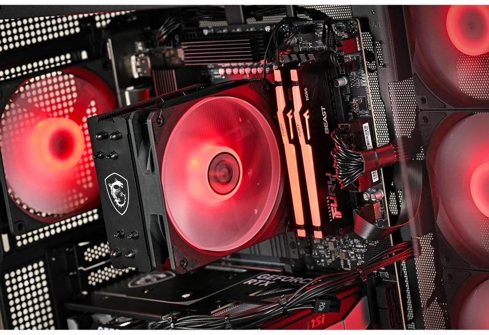 Ausinės Actina 5901443446187 PC AMD Ryzen™ 5 7500F 16 GB DDR5-SDRAM 1 TB SSD NVIDIA GeForce RTX 5060 Ti Windows 11 Home Midi Tower Juodas