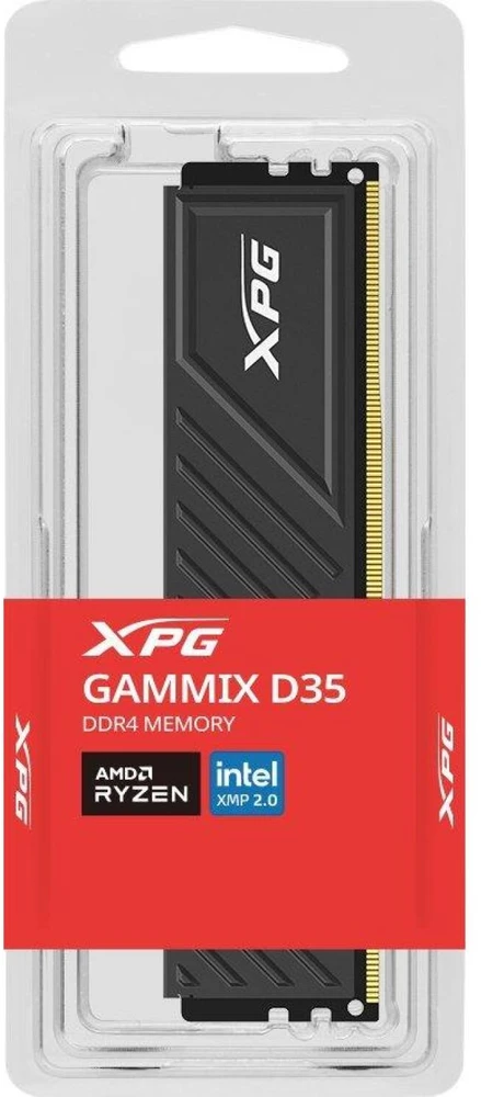 RAM Atmintis ADATA XPG Gammix D35, DDR4, 8 GB, 3600MHz, CL18 (AX4U36008G18I-SBKD35)