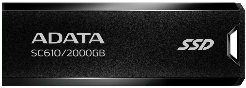 Kietasis diskas USB Atmintinė - Adata SC610 2 TB, Juoda