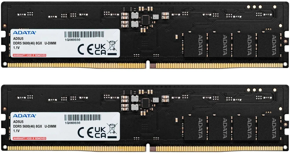 RAM Atmintis ADATA DDR5, 16 GB, 4800MHz, CL40 (AD5U56008G-DT)