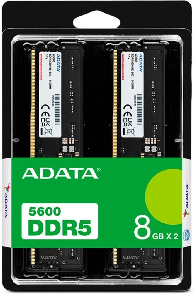 RAM Atmintis ADATA DDR5, 16 GB, 4800MHz, CL40 (AD5U56008G-DT)