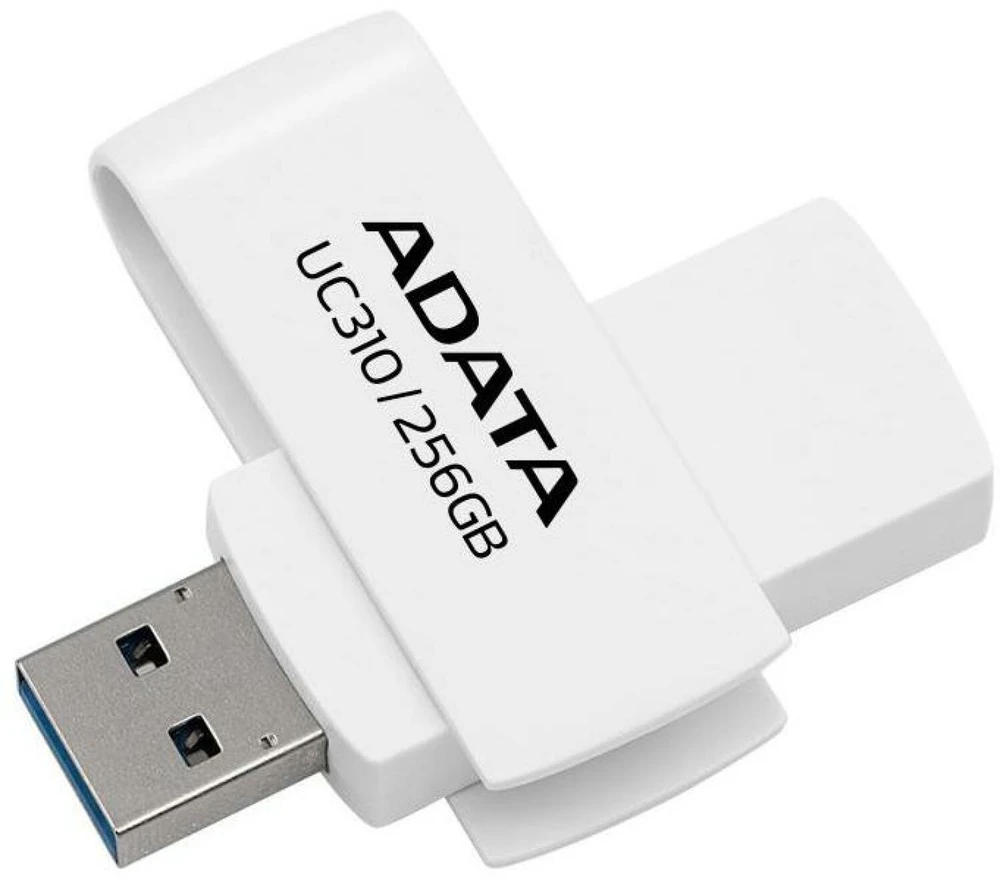 USB laikmena ADATA UC310, 256 GB, Baltos spalvos