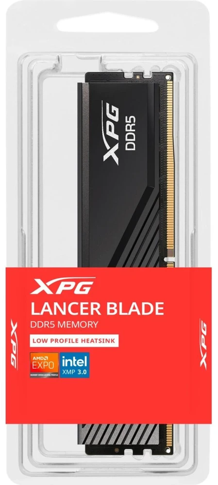 RAM Atmintis ADATA XPG Lancer Blade, DDR5, 16 GB, 6000MHz, CL48 (AX5U6000C4816G-SLABBK)