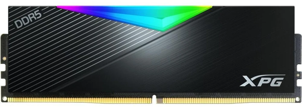 RAM ADATA DIMM 16 GB DDR5-6400 (juodas, AX5U6400C3216G-CLARBK, Lancer RGB, INTEL XMP)