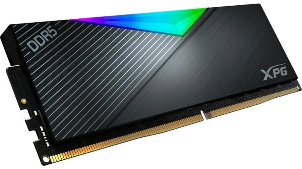 RAM ADATA DIMM 16 GB DDR5-6400 (juodas, AX5U6400C3216G-CLARBK, Lancer RGB, INTEL XMP)