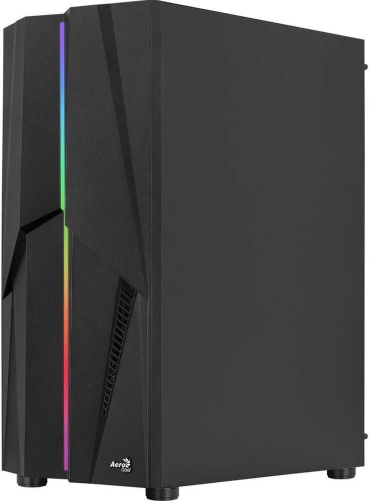 Kompiuterio Korpusas - Aerocool Mecha Midi Tower ATX, Micro ATX, Mini-ITX, Juodas