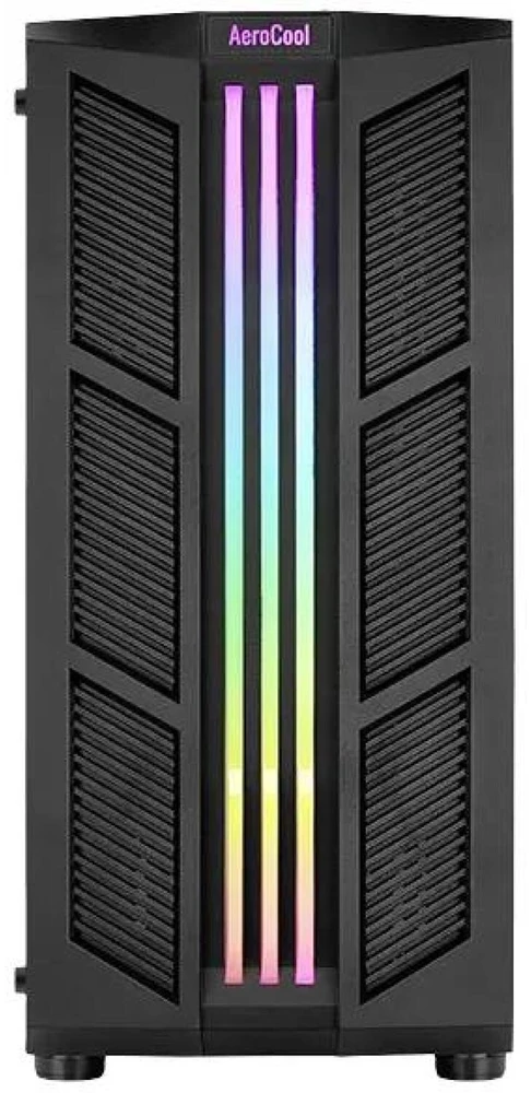 AEROCOOL PGS PRIME-G-BK-v2 ARGB Juodas Mid Tower PC dėklas