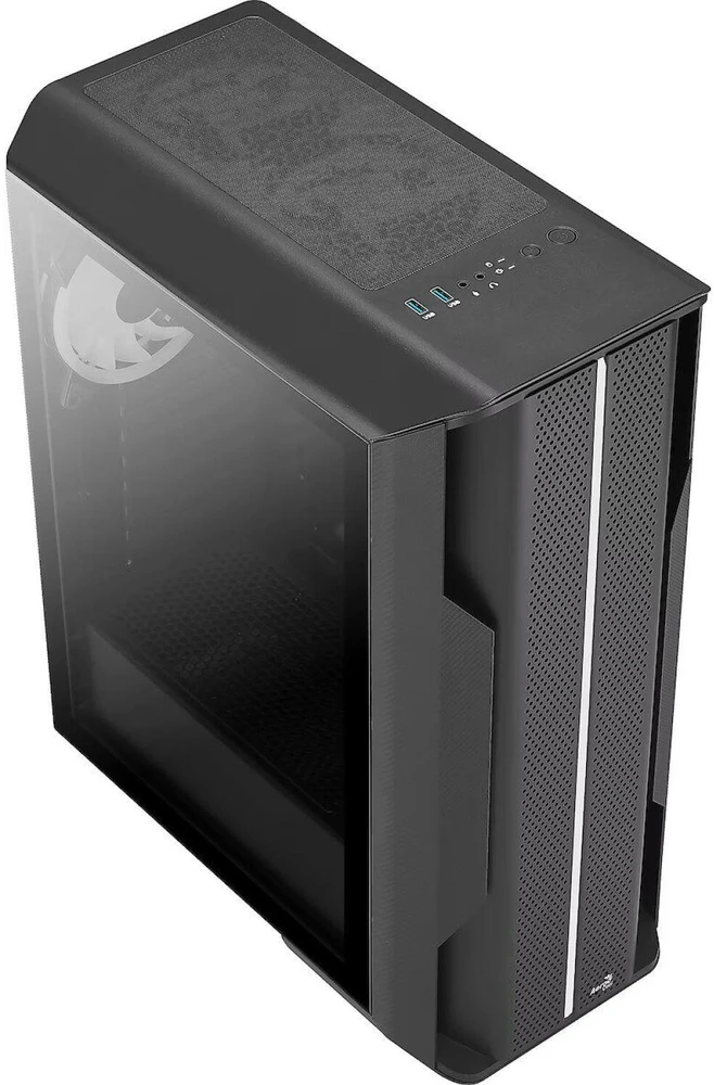 Aerocool Splinter Duo Midi–Tower – juoda