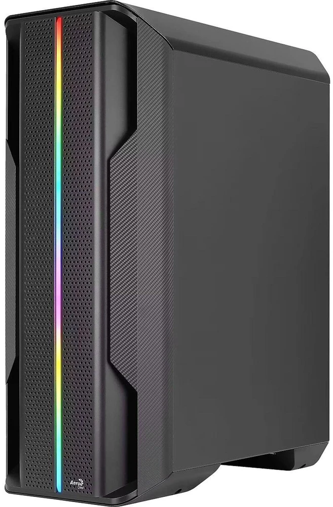 Aerocool Splinter Duo Midi–Tower – juoda