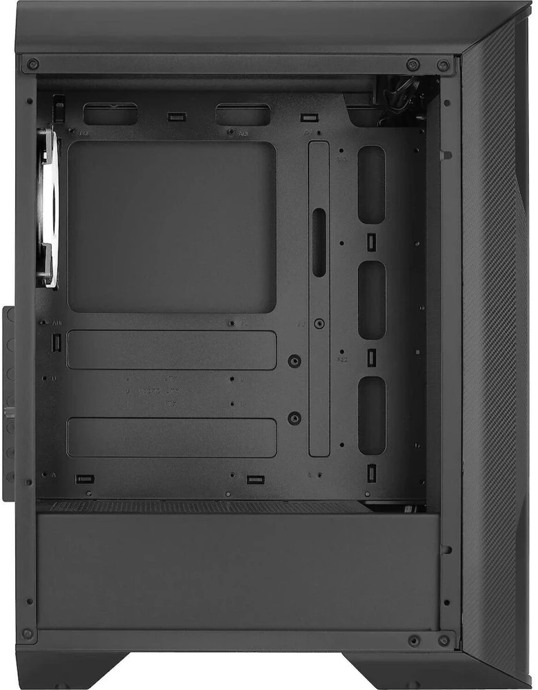 Aerocool Splinter Duo Midi–Tower – juoda