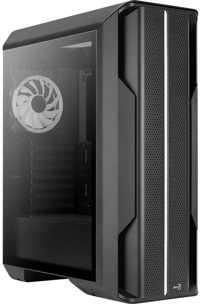 Aerocool Splinter Duo Midi–Tower – juoda