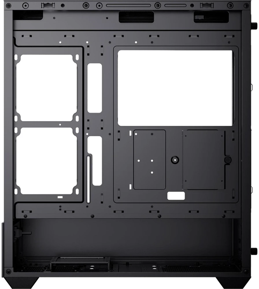 Aerocool P500D-G-BK-v1 ACCM-PN06033.11, kompiuterio korpusas, juodas, Midi-Tower, 45 l, grūdintas stiklas, plienas 0,5 mm, ATX
