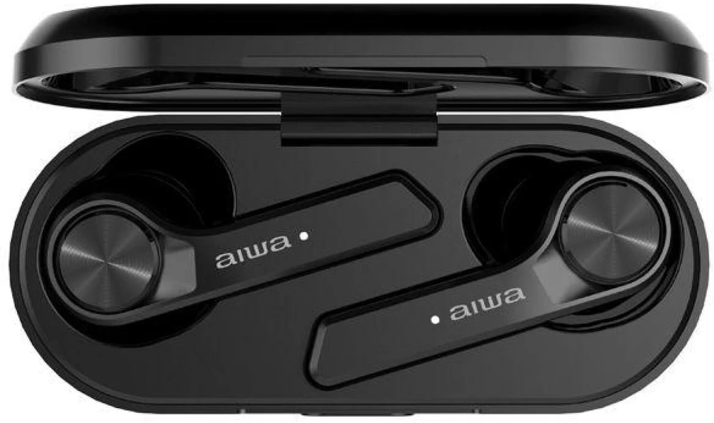 Belaidės ausinės Aiwa ESP-350BK, juodos
