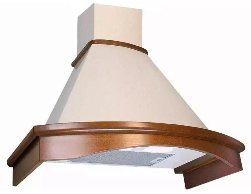 Gartraukis Gartraukio kaminas AKPO WK-4 RUSTICA NOVA 60 (393 m3/h, 600mm, kreminės spalvos)