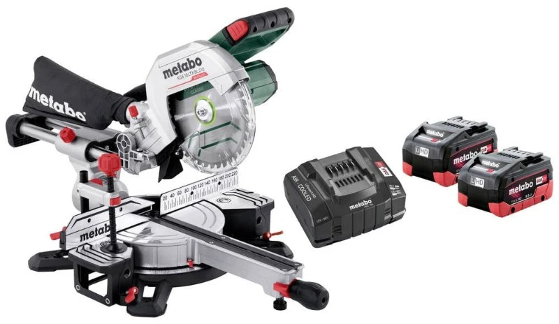 METABO Skersinio pjovimo staklės KGS 18 LTX BL 216 2x8,0Ah LiHD