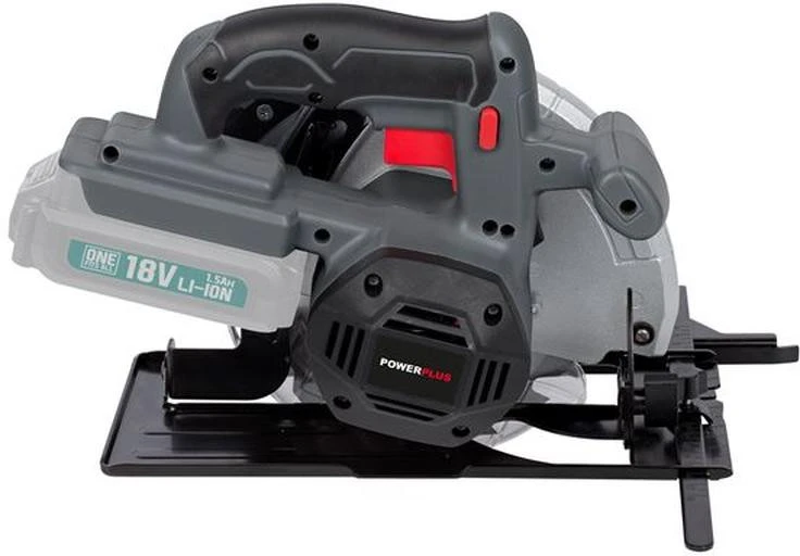 POWERPLUS Power Plus diskinis pjūklas 18 V 165 mm ličio jonų (be akumuliatoriaus ir įkroviklio) Poweb2520