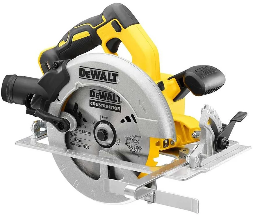 Akumuliatorinis diskinis pjūklas DeWalt DCS570H2T-QW; 18 V; 1x5,0 Ah akum.