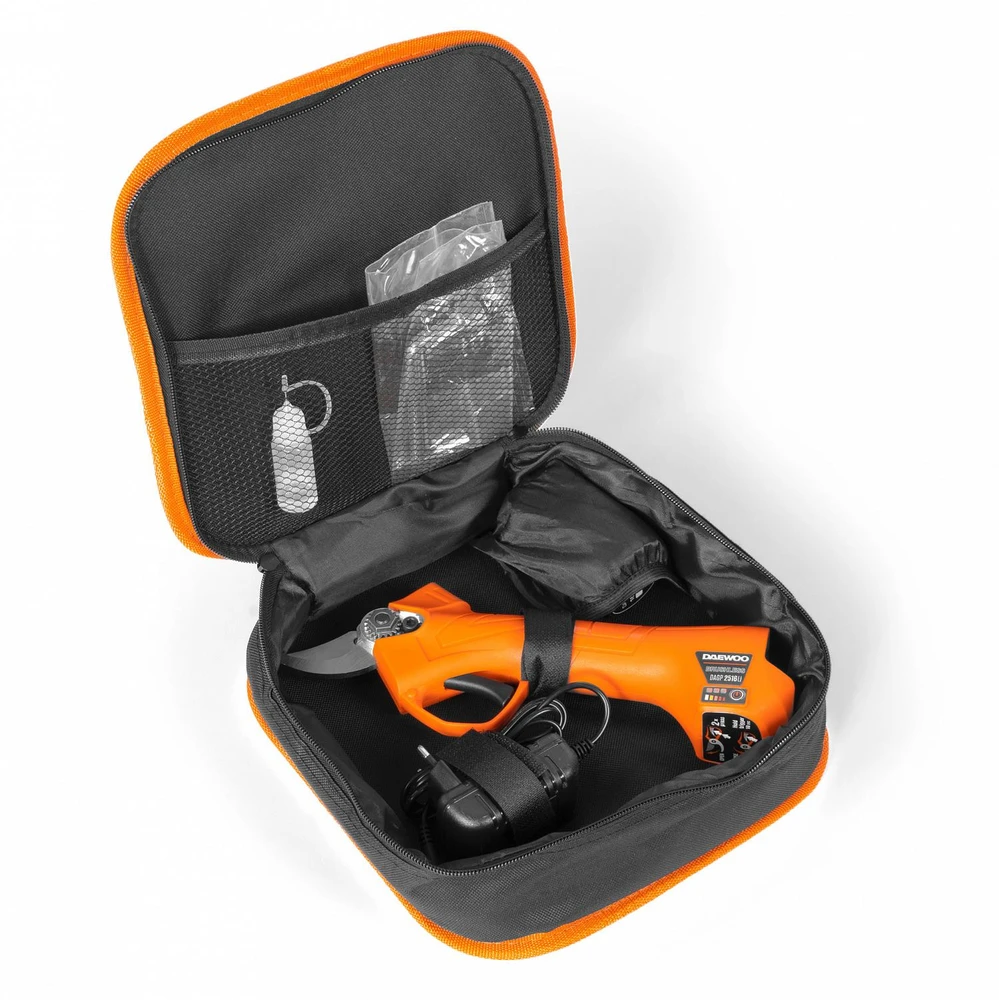 Akumuliatorinis genėtuvas DAGP 2516Li SET DAEWOO, 16V, 25mm, 1,05kg