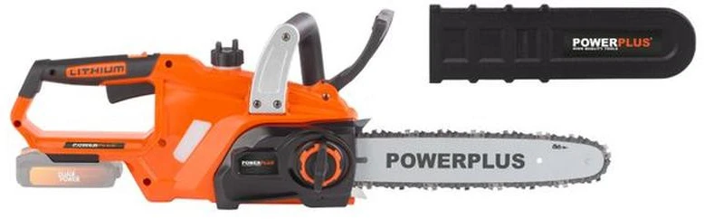 „PowerPlus Dual Power Powdpg7570“ – 20 V akumuliatorinis grandininis pjūklas, 300 mm kreiptuvas, be akumuliatoriaus ir įkroviklio