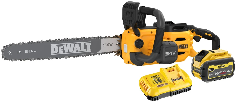 Grandininis pjūklas DeWalt DCMCS575X1-QW; 54 V; 1x9,0 Ah; 50 cm juosta