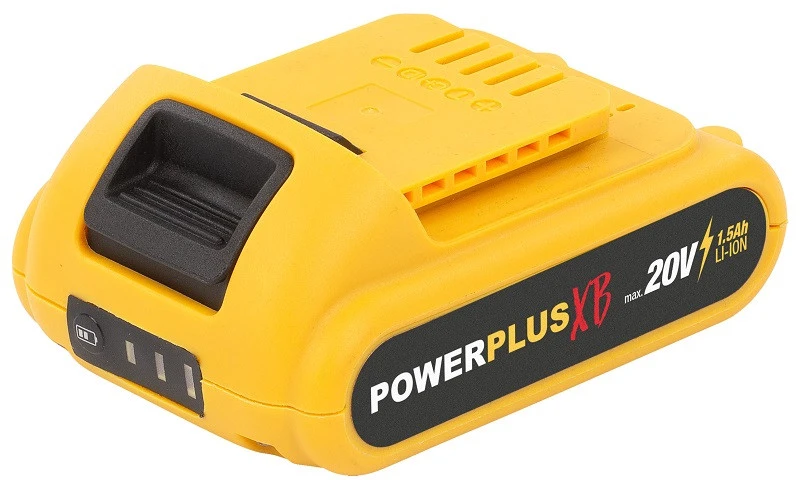Akumuliatorinis gręžtuvas 20V 2x1,5Ah, akumuliatorinis + priedai POWXB10070 POWERPLUS XB