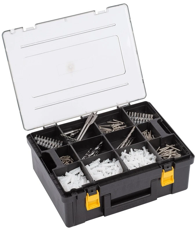 Akumuliatorinis gręžtuvas 20V 2x1,5Ah, akumuliatorinis + priedai POWXB10070 POWERPLUS XB