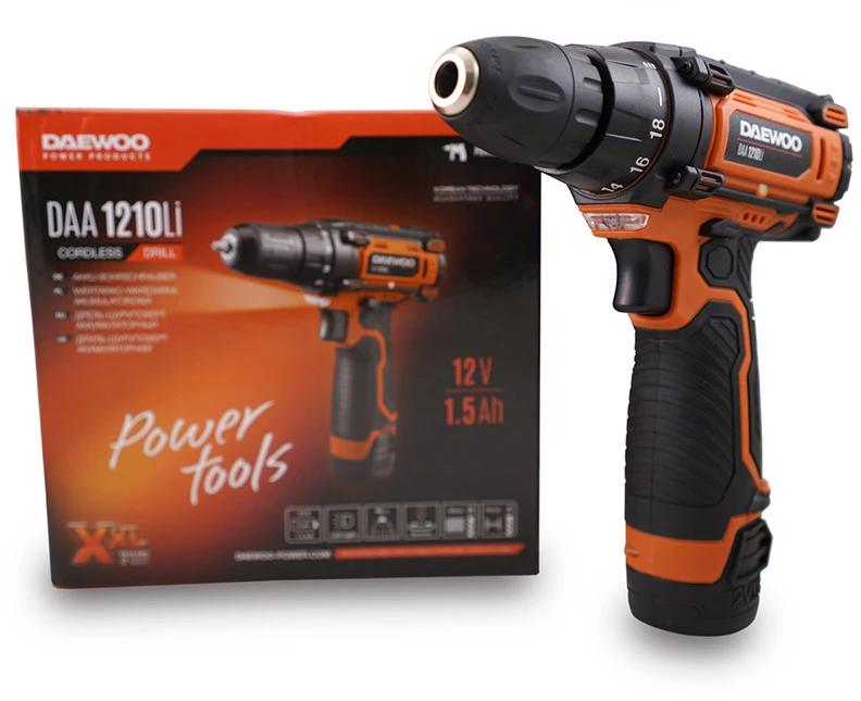 Akumuliatorinis gręžtuvas DAEWOO DAA 1210Li