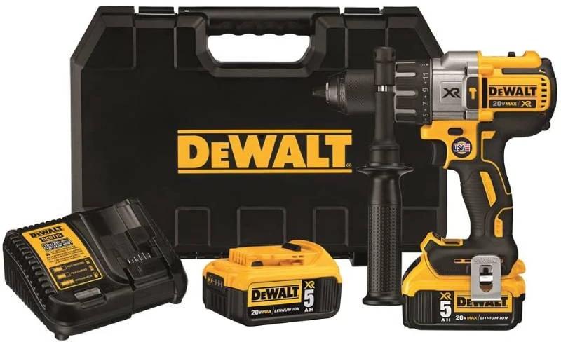 DeWalt smūginis suktuvas - gręžtuvas DCD996P3 18V, 95Nm, 3 pavaros, 3 x 5,0 Ah