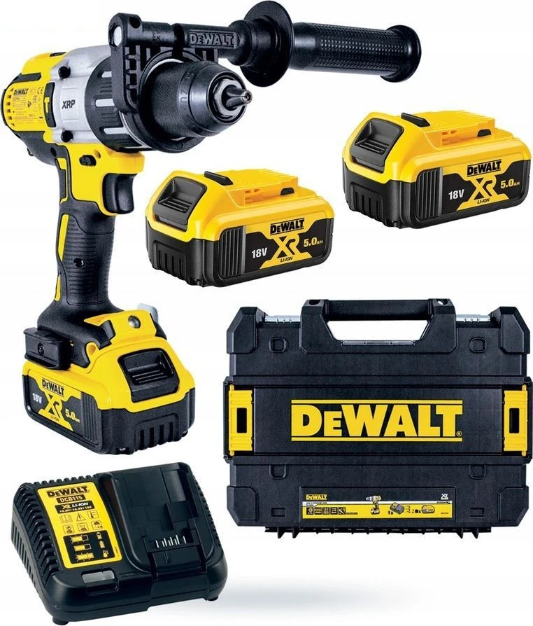 DeWalt smūginis suktuvas - gręžtuvas DCD996P3 18V, 95Nm, 3 pavaros, 3 x 5,0 Ah