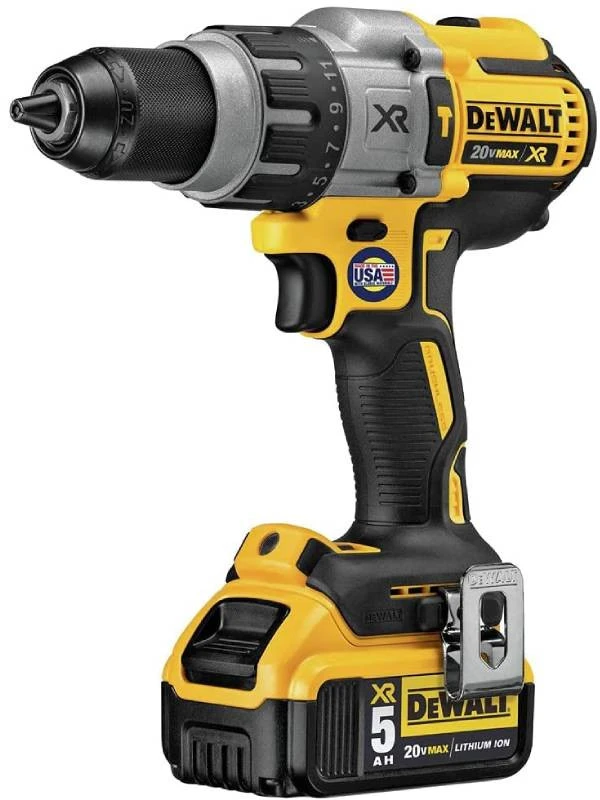 DeWalt smūginis suktuvas - gręžtuvas DCD996P3 18V, 95Nm, 3 pavaros, 3 x 5,0 Ah