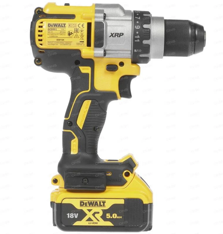 DeWalt smūginis suktuvas - gręžtuvas DCD996P3 18V, 95Nm, 3 pavaros, 3 x 5,0 Ah