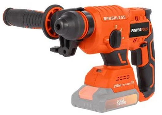 POWERPLUS Wireless prank hammer 20V 3J SDS -Plus Brushless + 5 Accessories - Dual Power Powdp15630 - Delivered without battery or charger