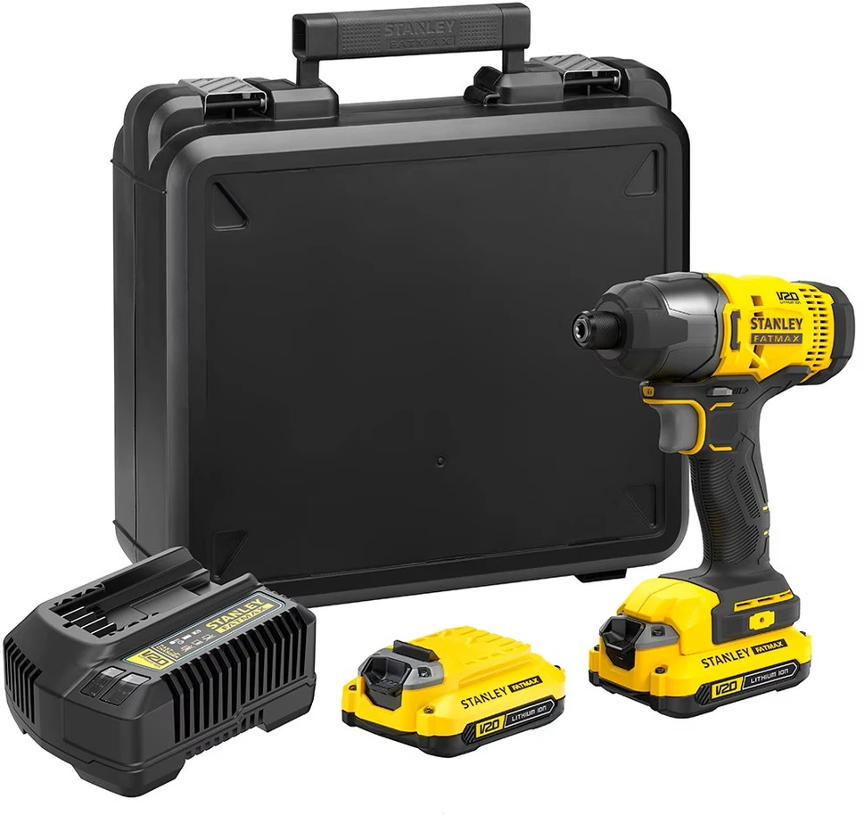 Stanley ST IMPACT ATSUKTUVAS V20 165Nm 2x1.5Ah DĖŽĖ SFMCF800C2