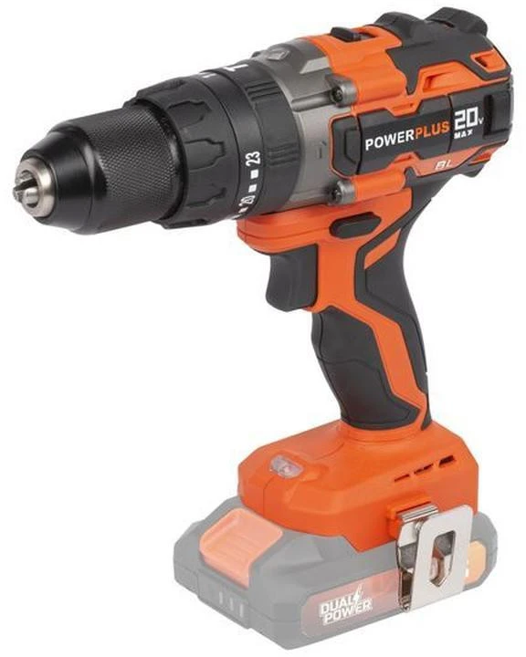 POWERPLUS Wireless percussion screwdriver 20v 65nm brushless - Dual Power Powdp15220 - Delivered without battery or charger