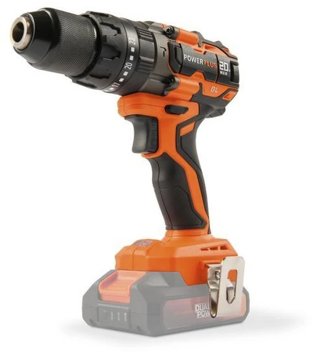 POWERPLUS Wireless percussion screwdriver 20v 65nm brushless - Dual Power Powdp15220 - Delivered without battery or charger