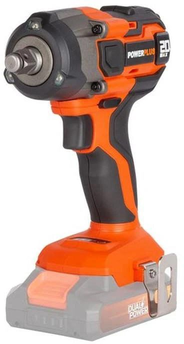POWERPLUS Belaidis smūgio varžtas 20v 220nm + kintamas sukimo momentas - Dual Power Powdp20150 - Pristatomas be akumuliatoriaus ar įkroviklio